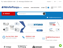 Tablet Screenshot of hidroforpompa.com